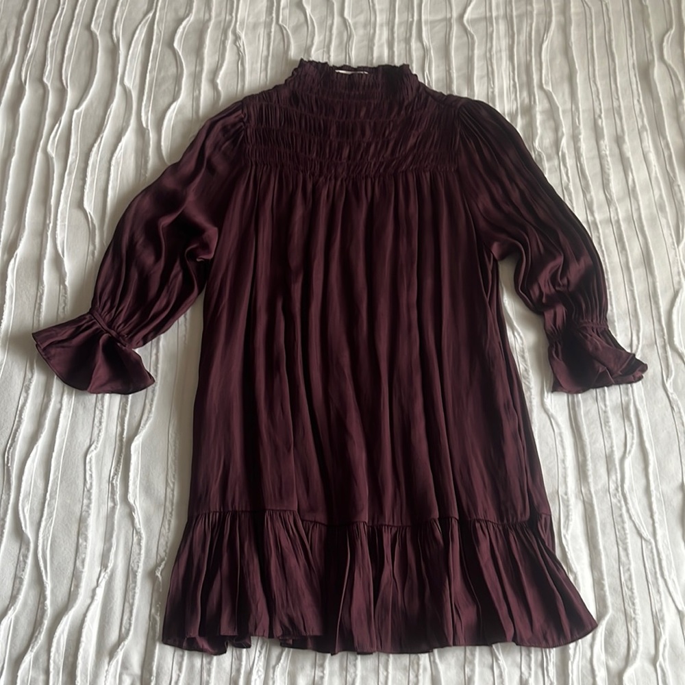 Mustard Seed plum dress